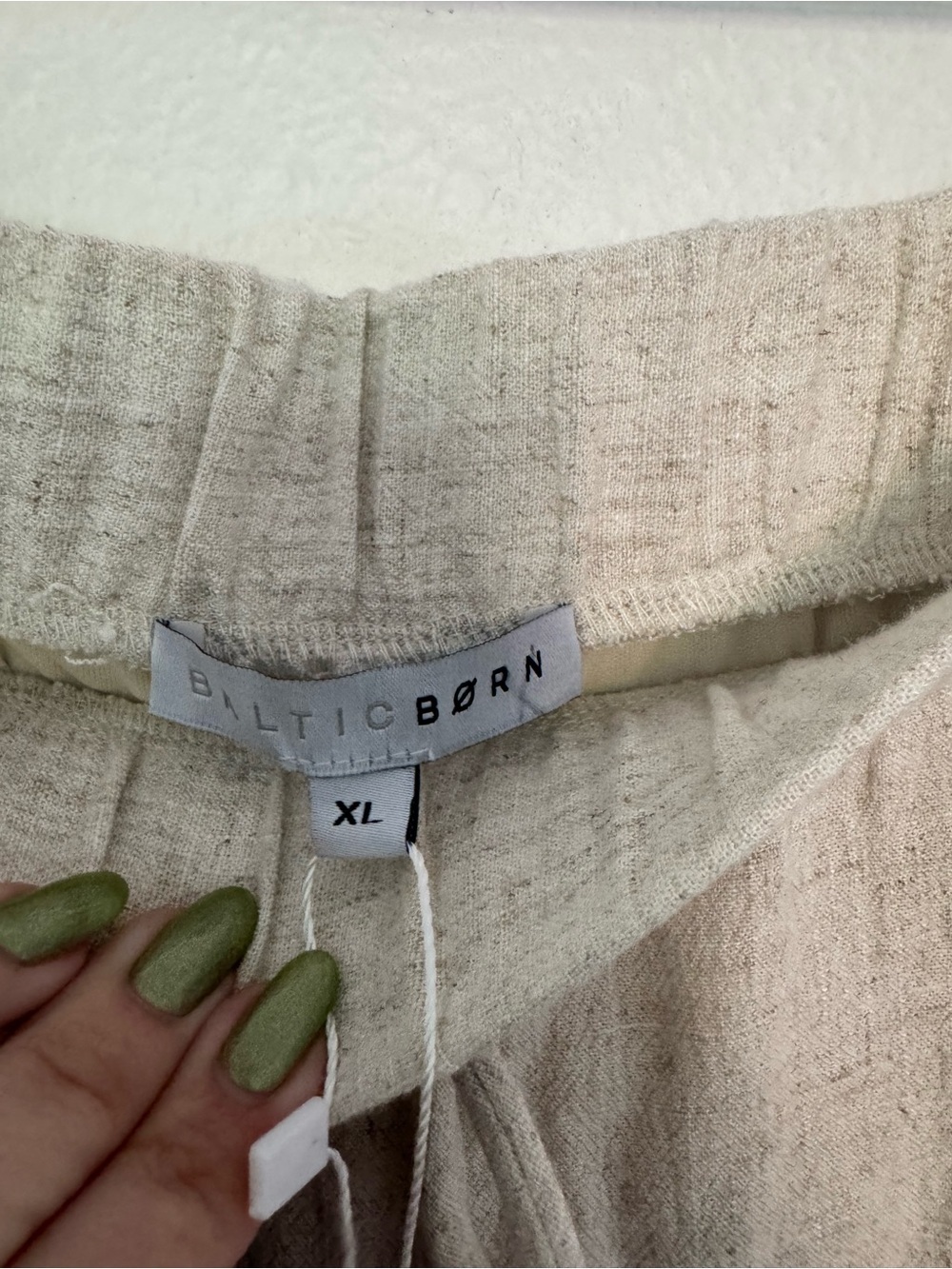 NEW Baltic Born Sparrow Linen Blend Pants Relaxed Tan Size XL NWT - Picture 6 of 8
